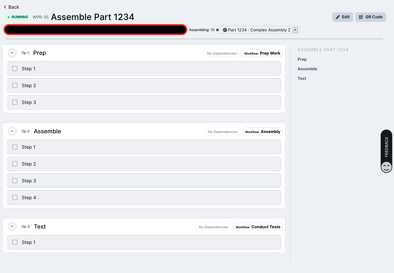 Work Plan Run Instance